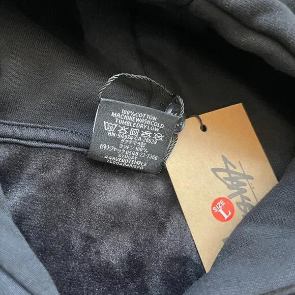 Stussy Dollie Zip Puppet Hoodie Black Hoodies